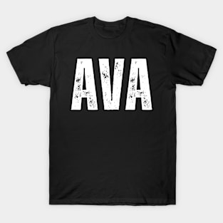 Ava Name Gift Birthday Holiday Anniversary T-Shirt